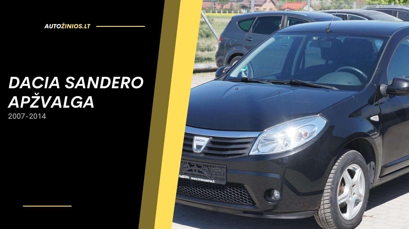 dacia sandero apžvalga