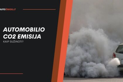 Automobilio co2 EMISIJA