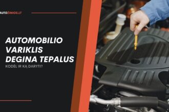 Automobilio Variklis degina tepalus