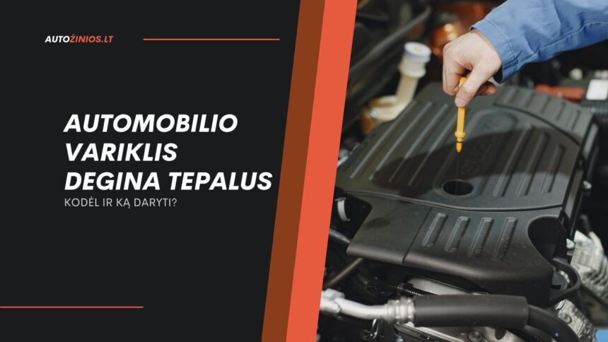 Automobilio Variklis degina tepalus