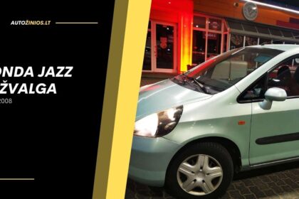 Honda Jazz apŽvalga