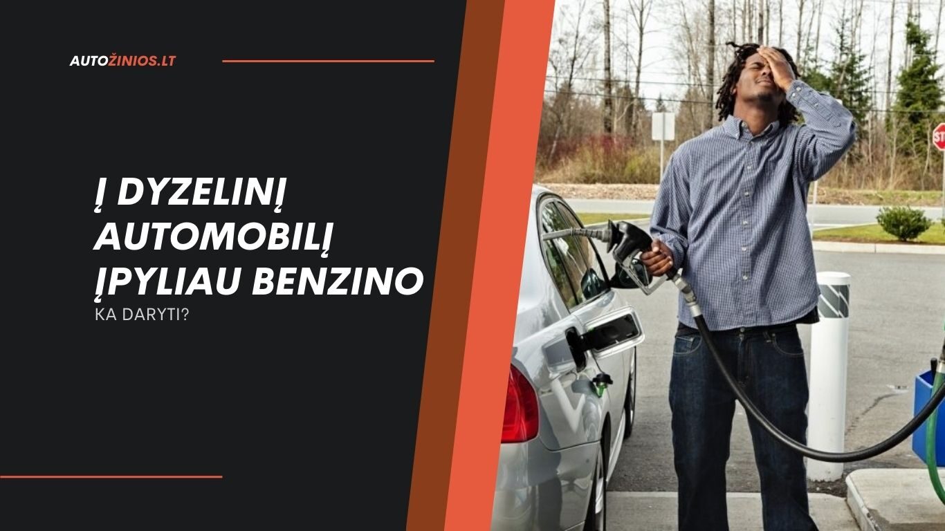 Į dyzelinį automobilį įpyliau benzino