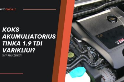 Koks Akumuliatorius Tinka 1.9 TDI Varikliui