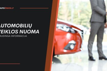 Automobilių veiklos nuoma