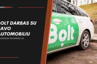 Bolt darbas su savo automobiliu