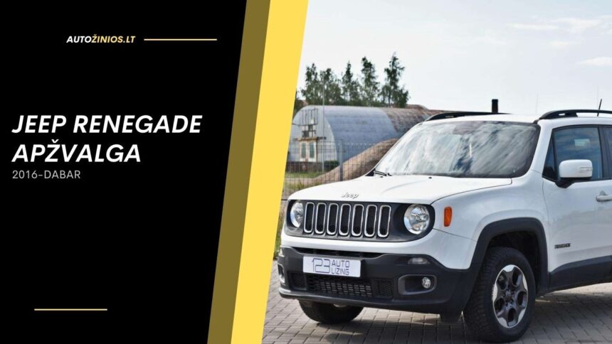 jeep renegade apžvalga