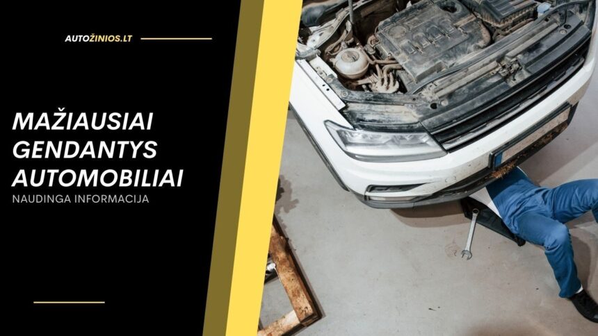 mažiausiai gendantys automobiliai