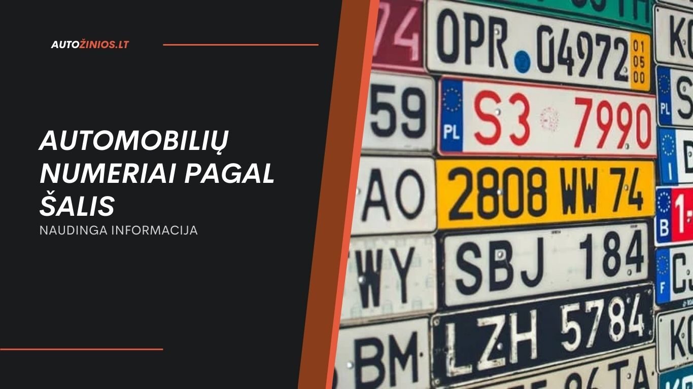 Automobilių numeriai pagal šalis