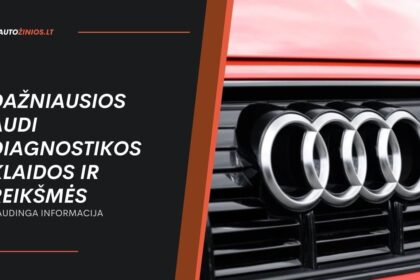 Dažniausios audi diagnostikos klaidos ir reikšmės