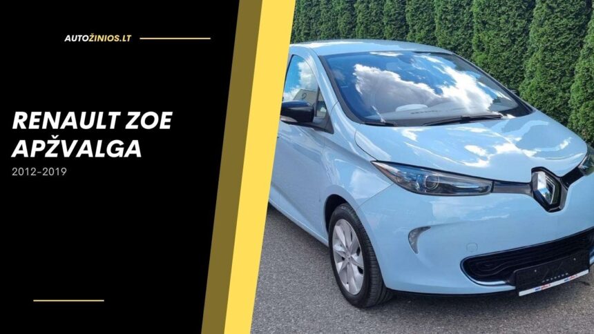 renault zoe apžvalga