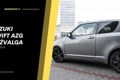 suzuki swift azg apžvalga