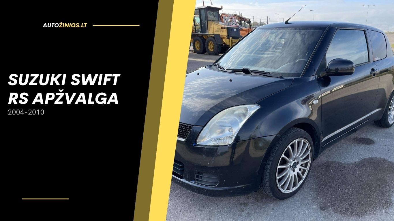 suzuki swift rs apžvalga