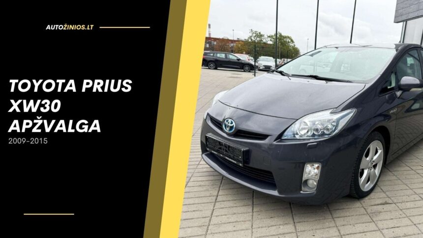 toyota prius xw30 apžvalga