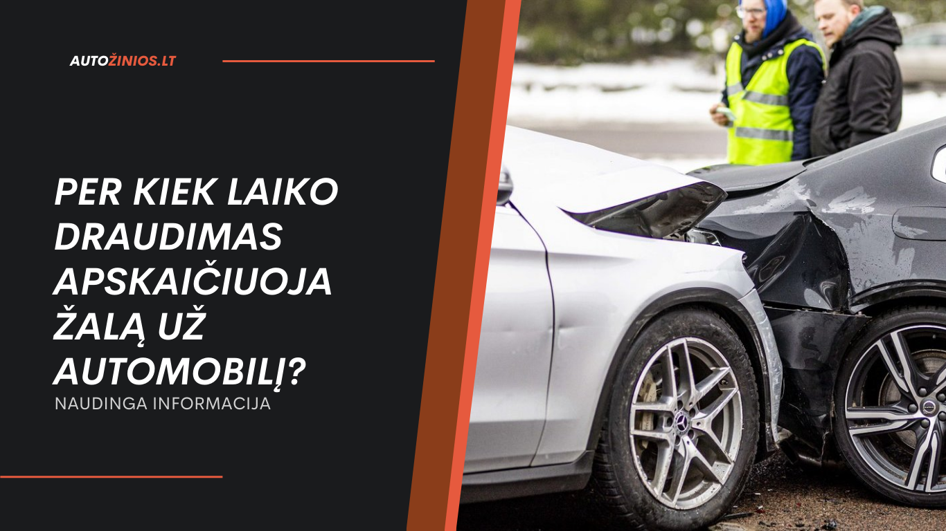 Per kiek laiko draudimas apskaičiuoja žalą už automobilį