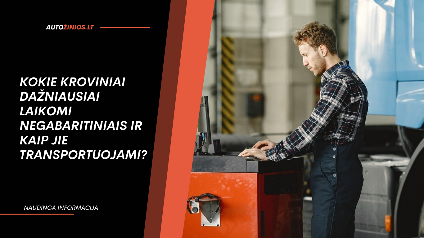 Kokie kroviniai dažniausiai laikomi negabaritiniais ir kaip jie transportuojami