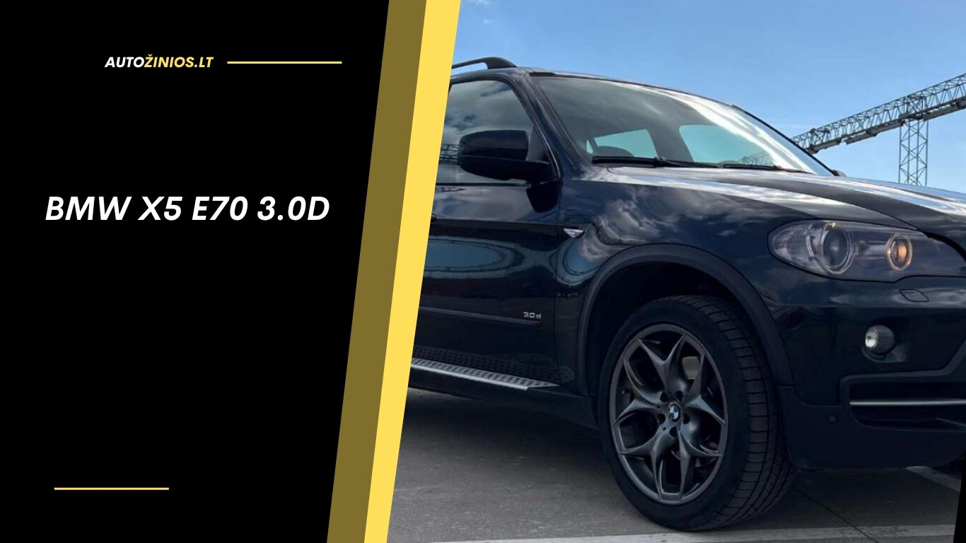 automobilis BMW X5 E70 3.0d
