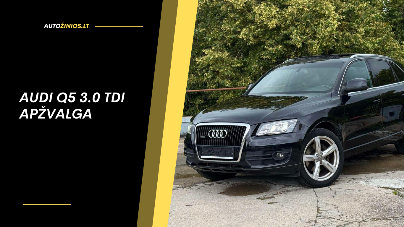 Audi Q5 3.0 TDI apžvalga