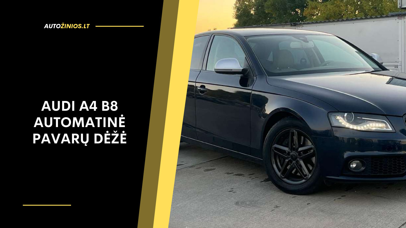Audi A4 B8 Automatinė Pavarų Dėžė