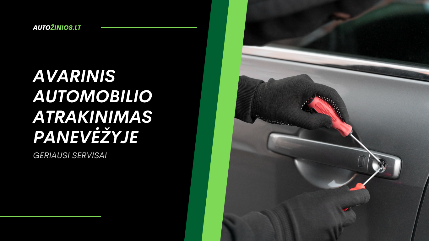 Avarinis automobilio atrakinimas Panevėžyje: kur kreiptis, kai užsitrenkė durys