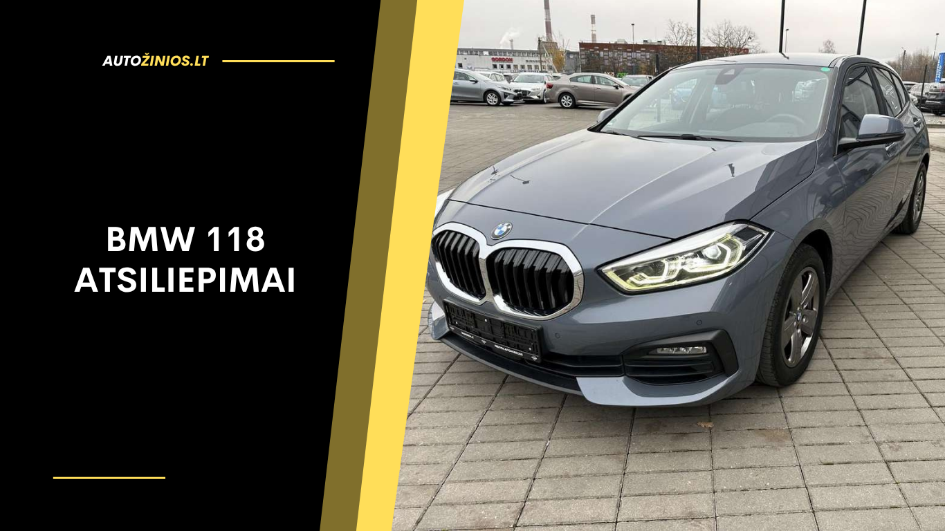 BMW 118 atsiliepimai: patogumas, problemos, eksploatacija