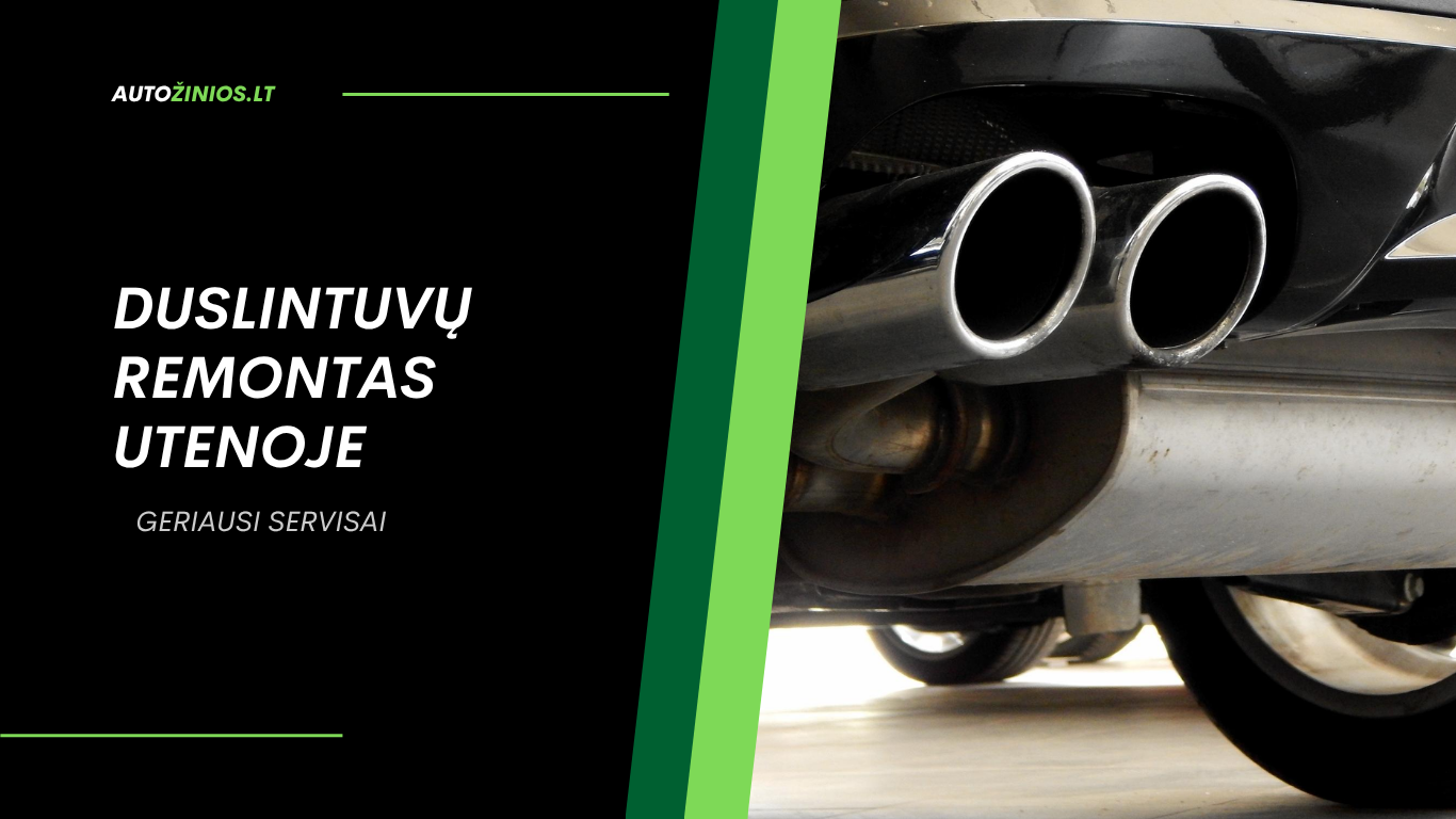 Duslintuvų remontas Utenoje: patikimiausi autoservisai ir ką verta žinoti vairuotojams