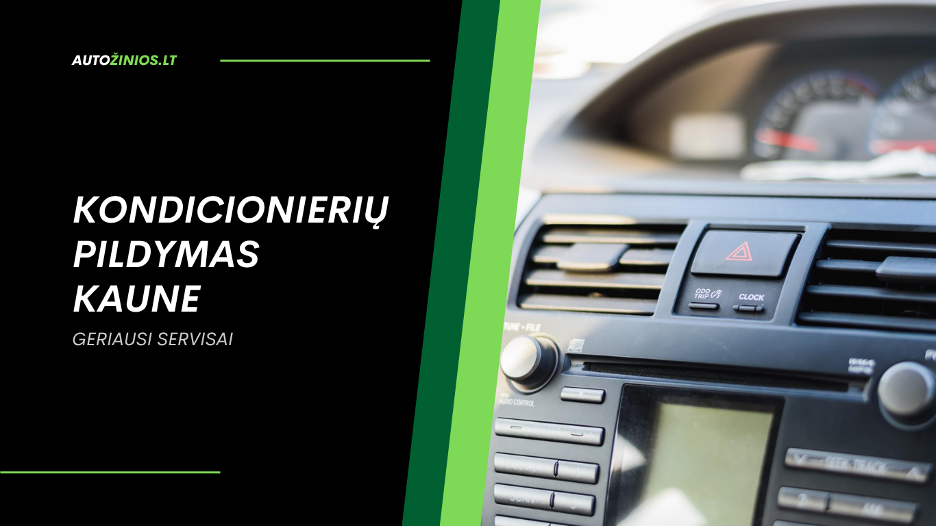 Kondicionierių pildymas Kaune: kur kreiptis, kai automobilis nebevėsina?