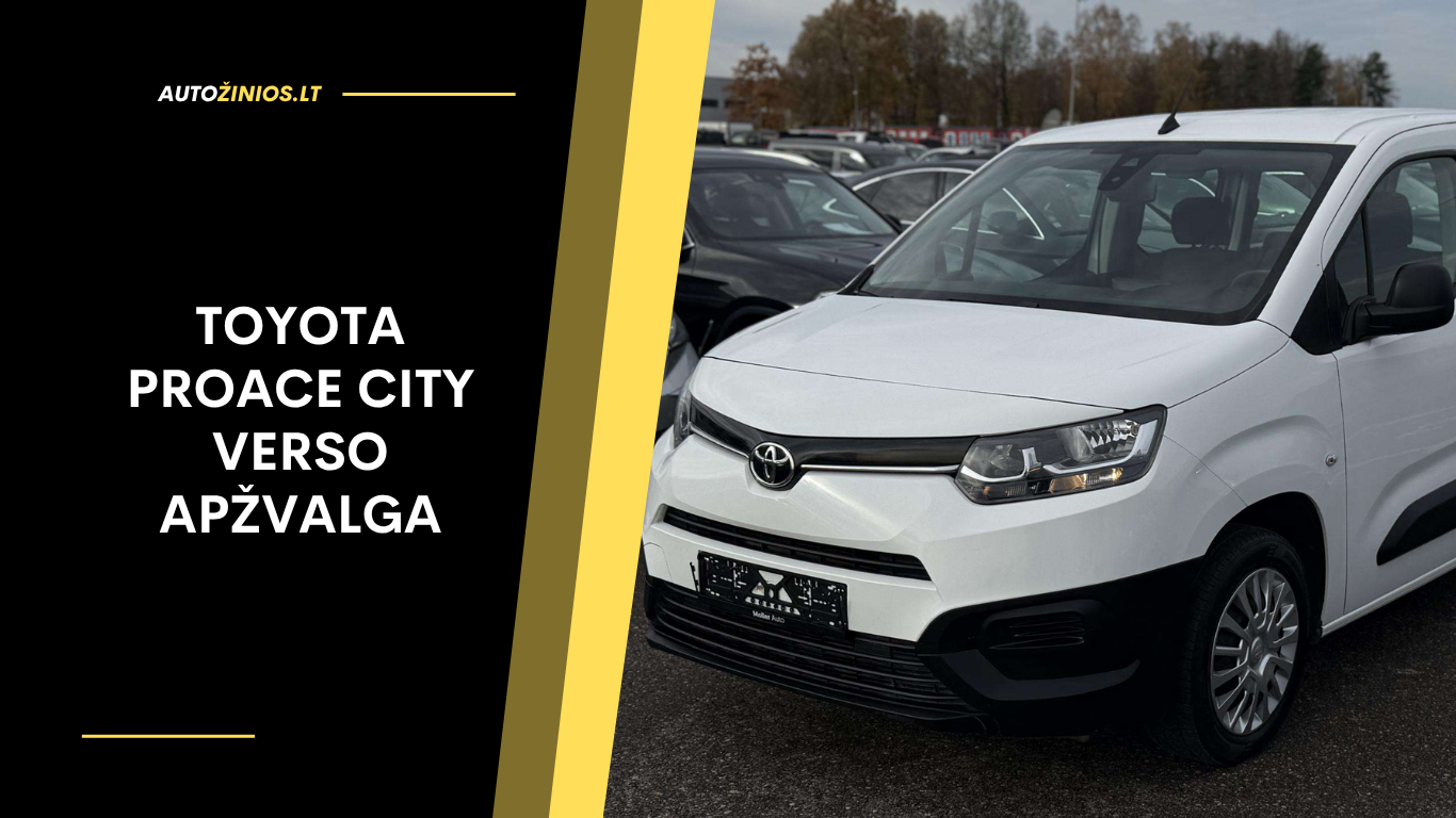 Toyota Proace City Verso Apžvalga