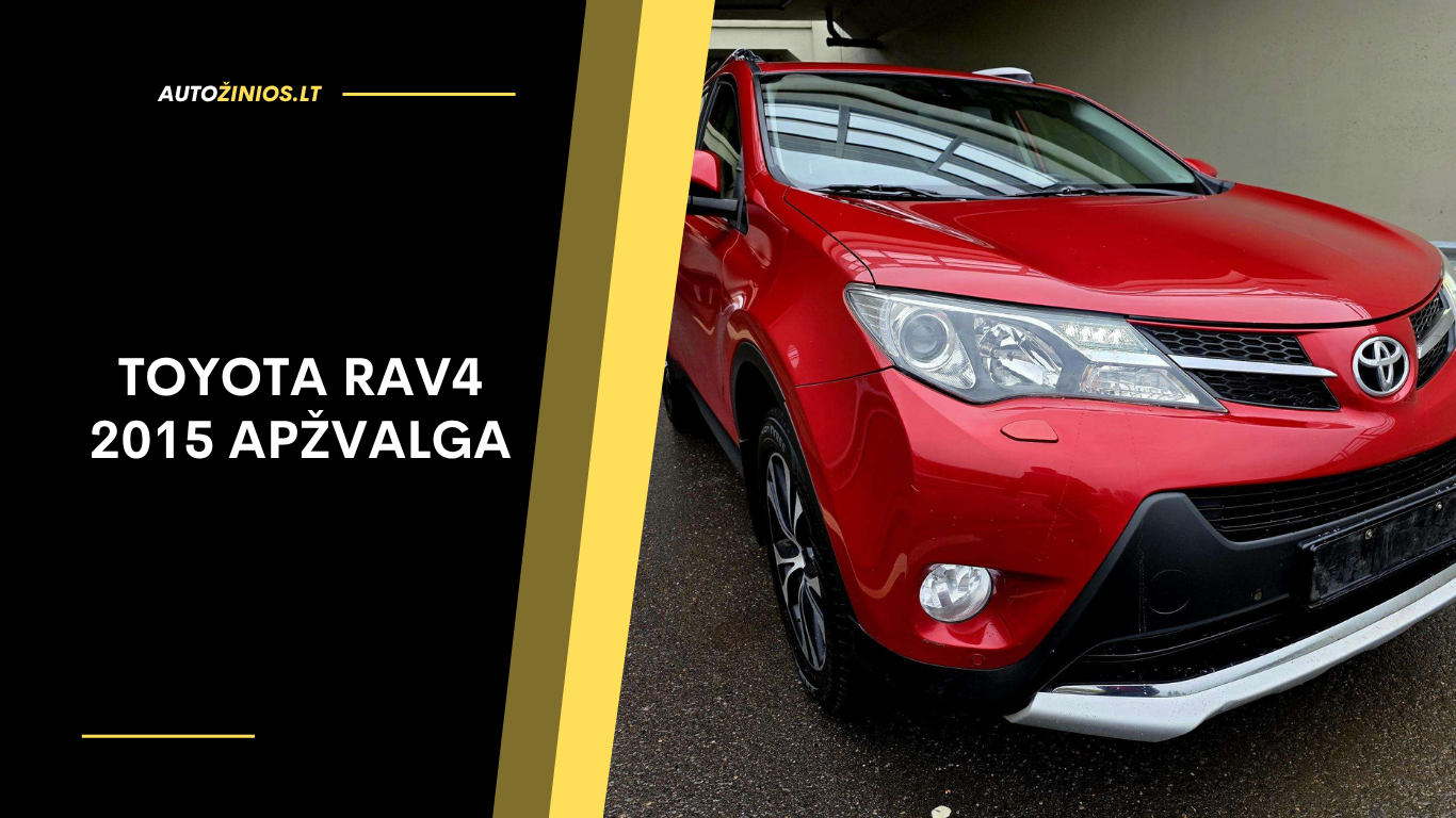Toyota RAV4 2015 Apžvalga