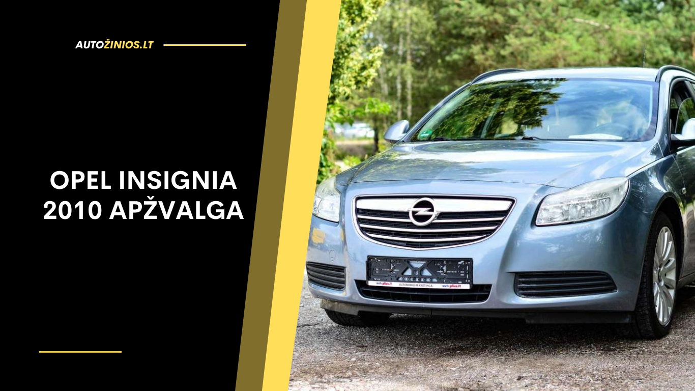Opel Insignia 2010 apžvalga: atsiliepimai, problemos, kuro sąnaudos