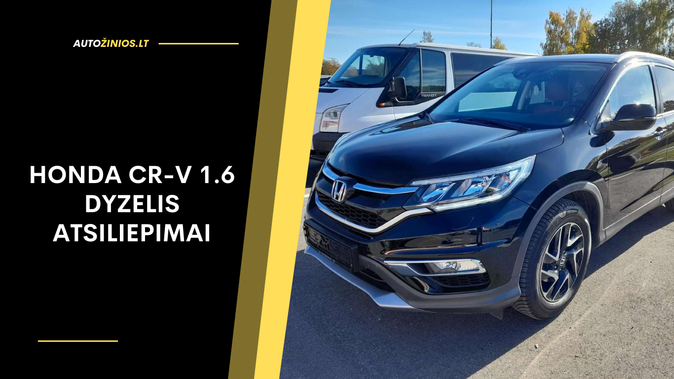 Honda CR-V 1.6 dyzelis atsiliepimai: patikimumas, sąnaudos, problemos