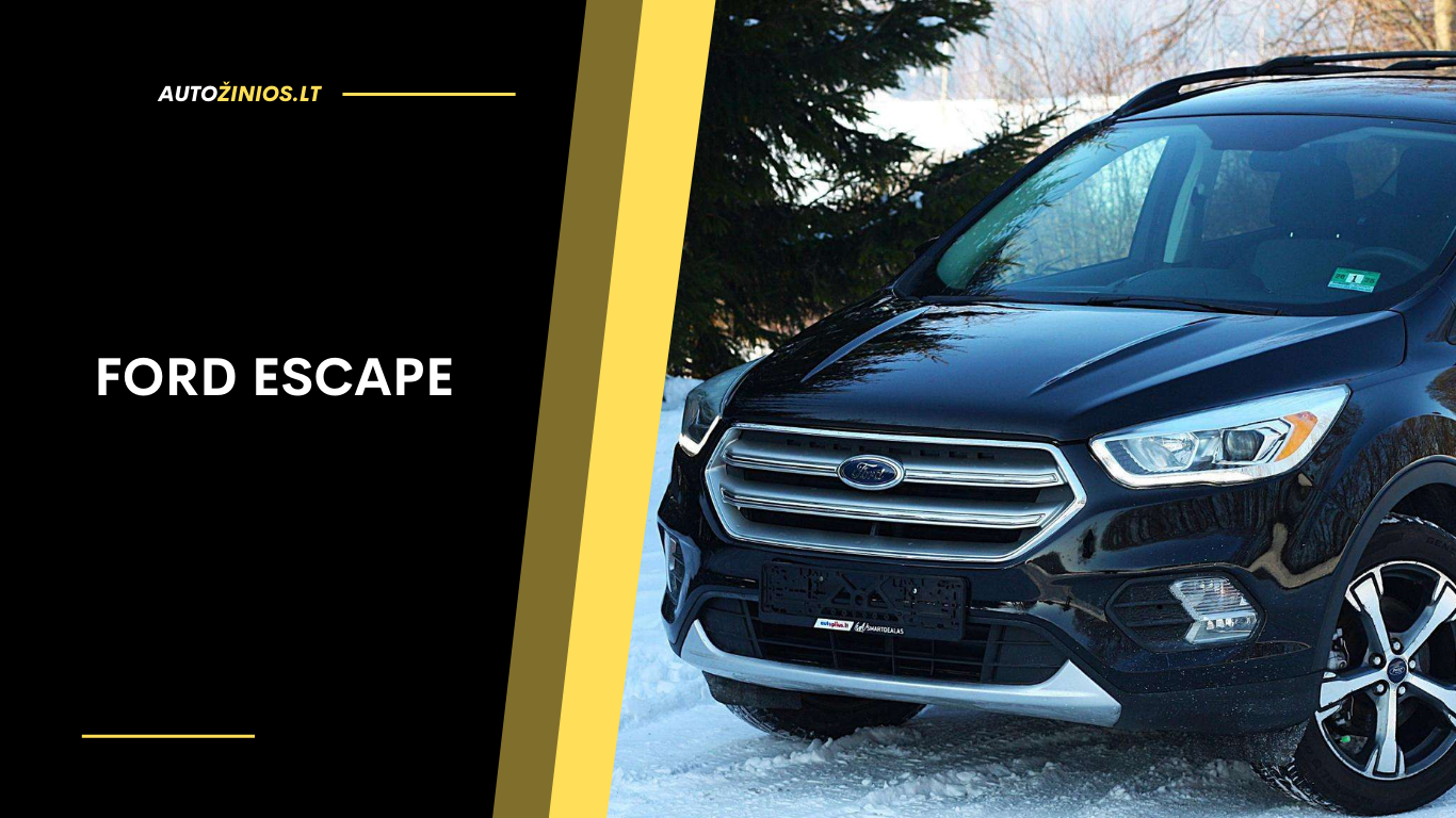 Ford Escape atsiliepimai: patirtis, trūkumai, kuro sąnaudos
