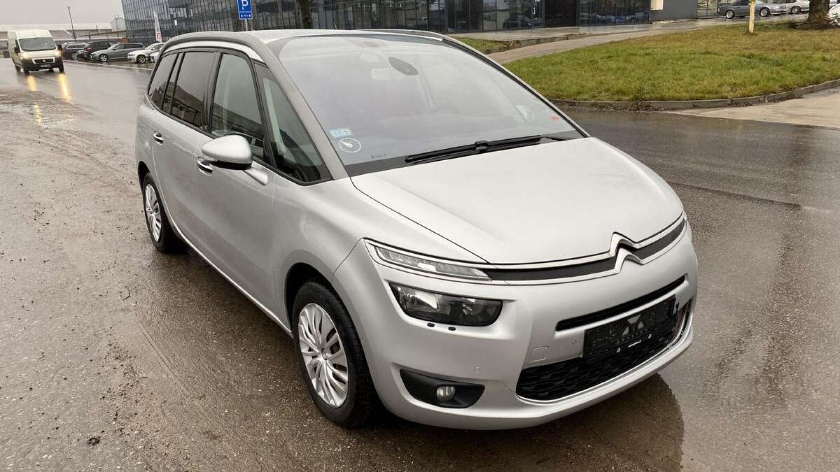 Citroën C4 Grand Picasso 2014 eksploatacija ir komfortas