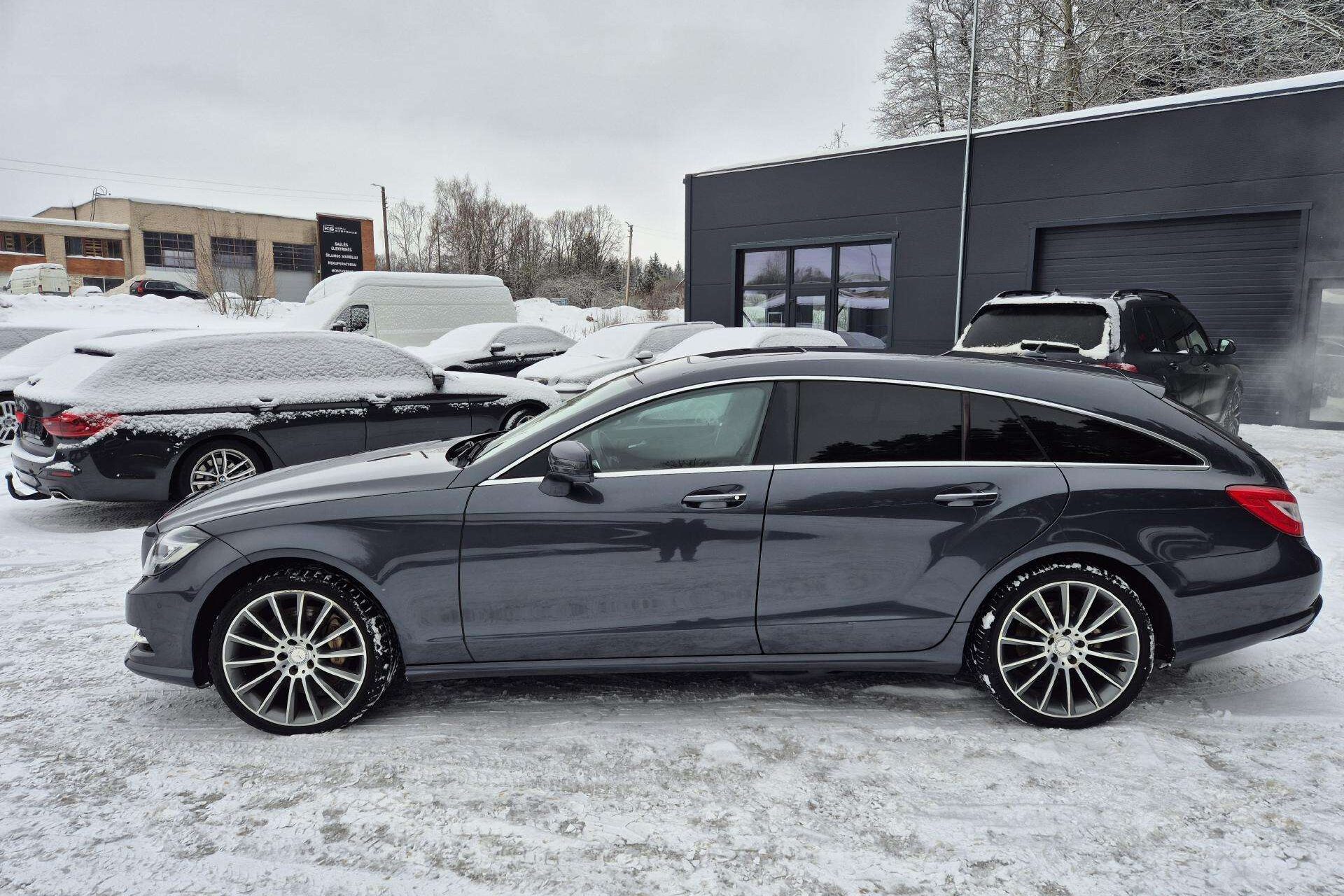 Mercedes CLS vairavimo patirtis