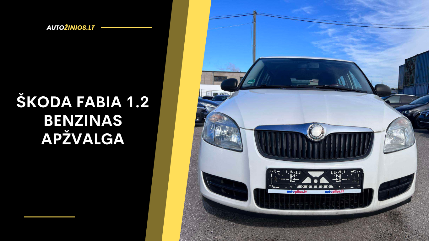 Škoda Fabia 1.2 Benzinas Apžvalga: Atsiliepimai, Ligos, Kuro Sąnaudos