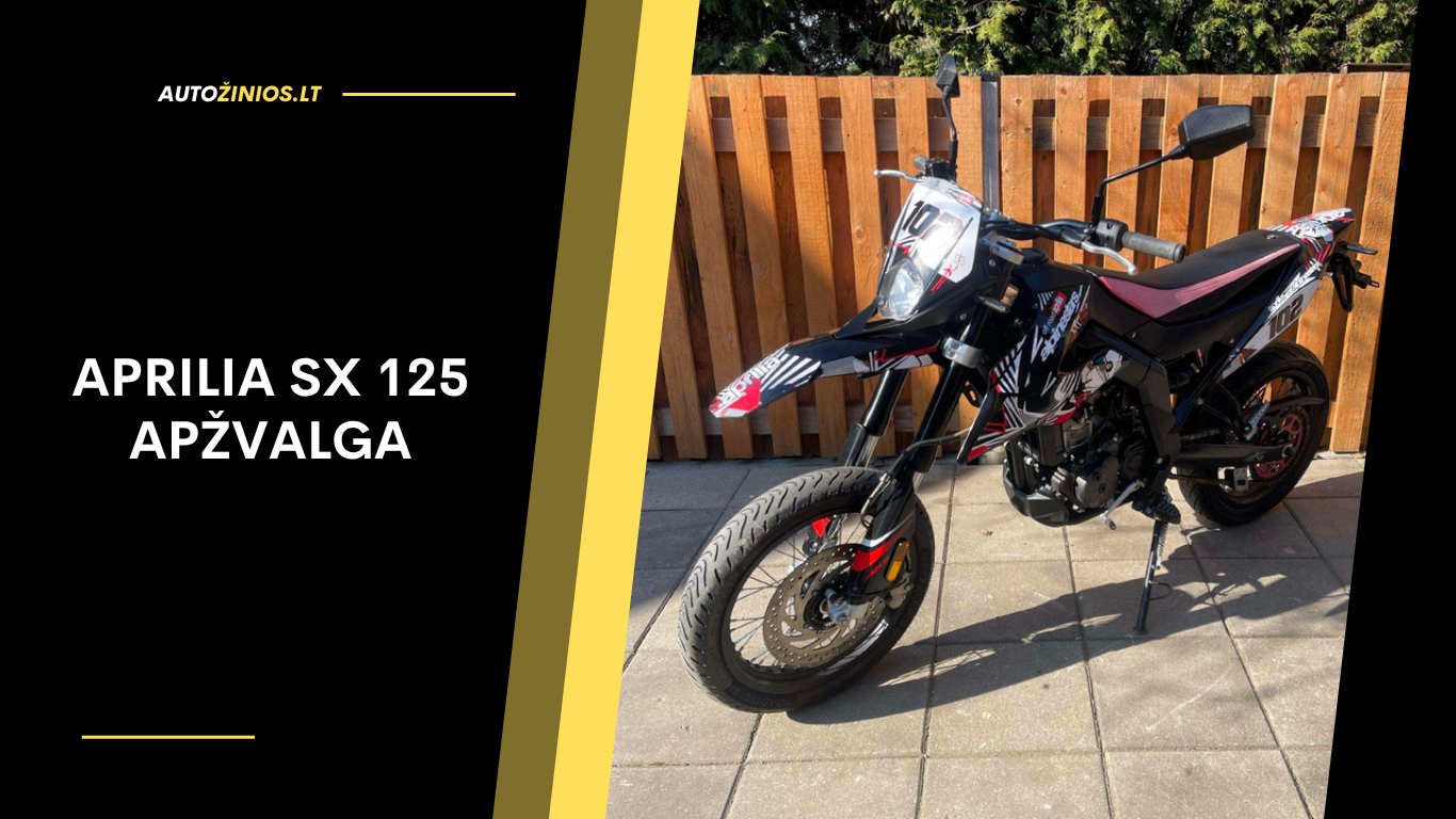Aprilia SX 125 Apžvalga: Atsiliepimai, ligos, kuro sąnaudos ir greitis