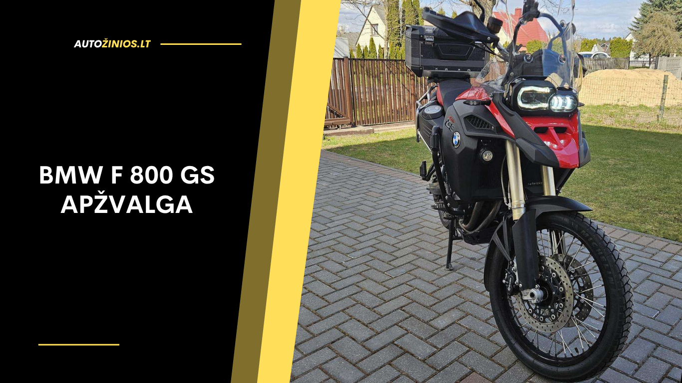 BMW F 800 GS Apžvalga: Atsiliepimai, ligos, kuro sąnaudos ir greitis