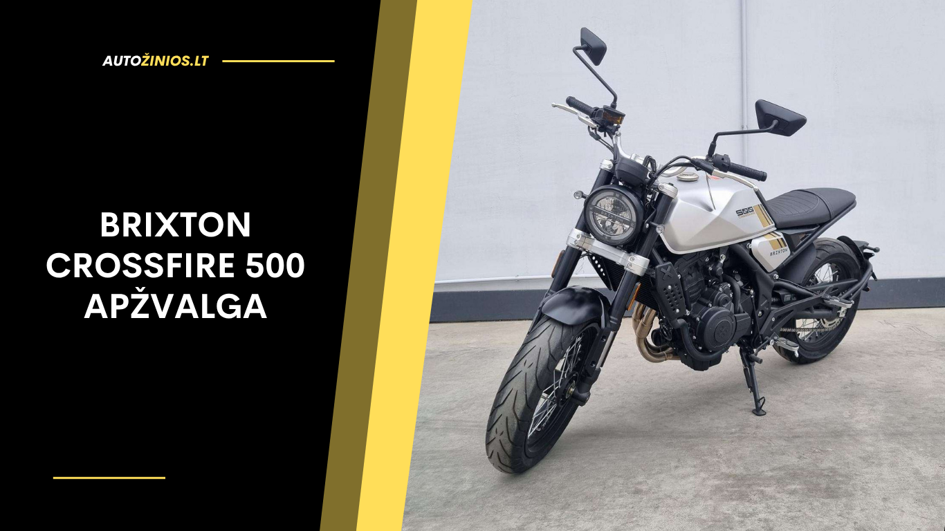 Brixton Crossfire 500 Apžvalga: Atsiliepimai, ligos, kuro sąnaudos ir greitis