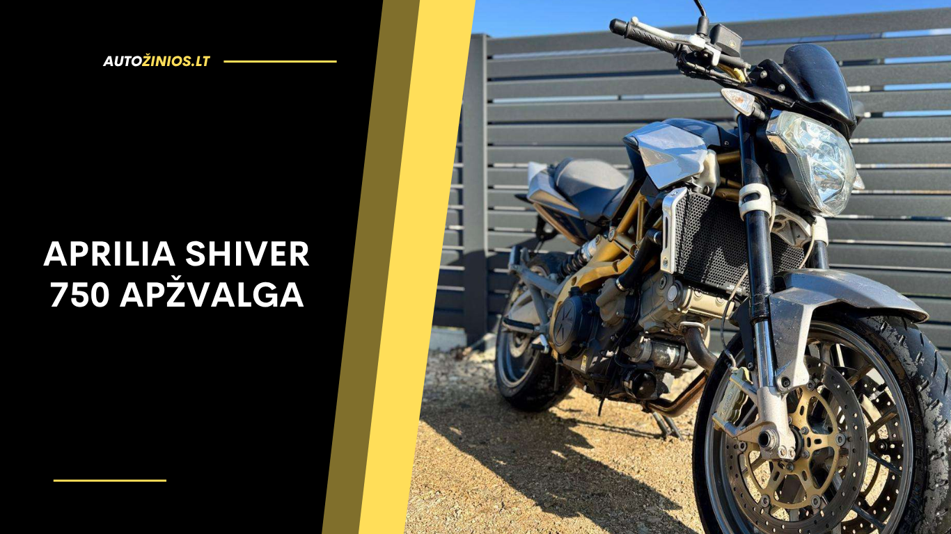 Aprilia Shiver 750 Apžvalga