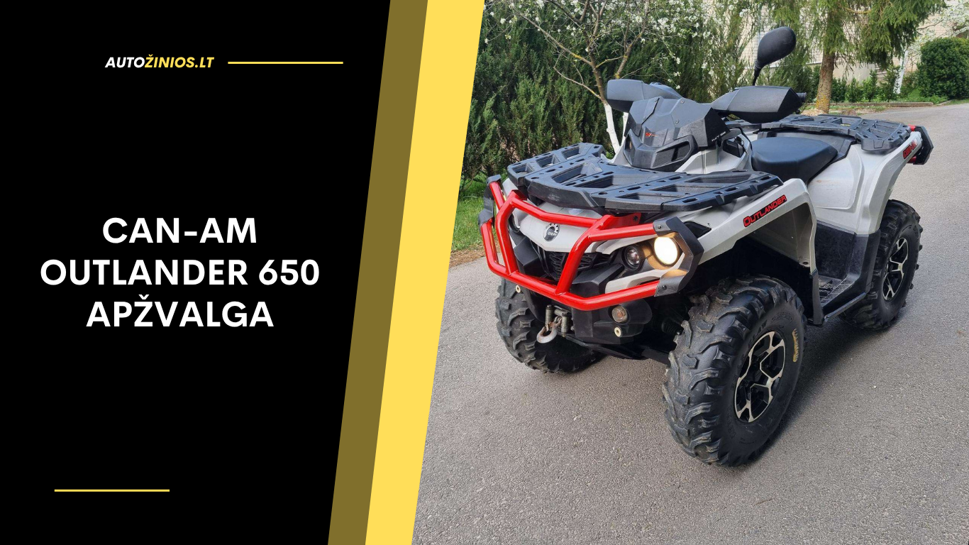 Can-Am Outlander 650 Apžvalga: Atsiliepimai, ligos, kuro sąnaudos ir greitis