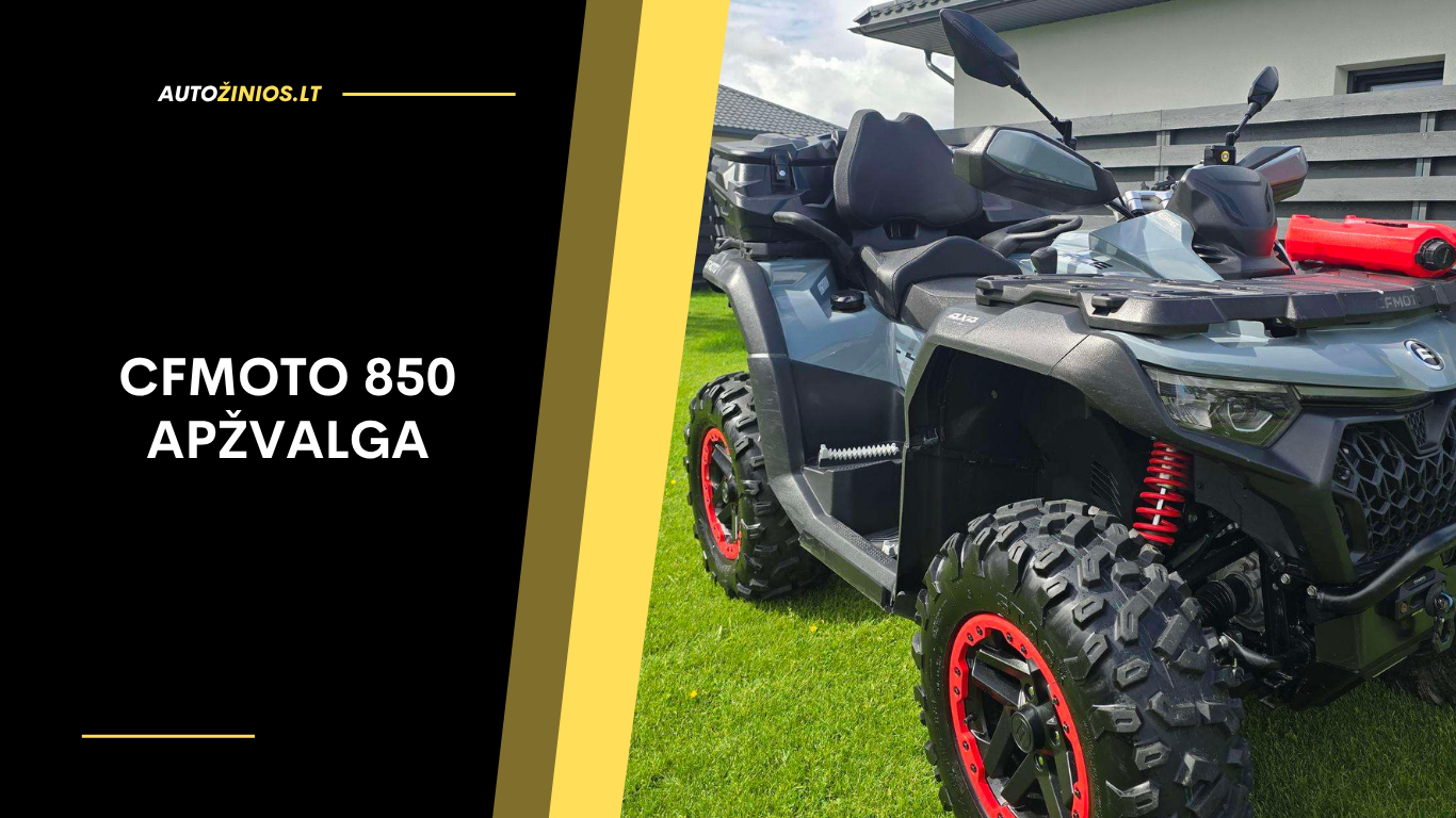 CFMOTO 850 Apžvalga: Atsiliepimai, ligos, kuro sąnaudos ir pravažumas
