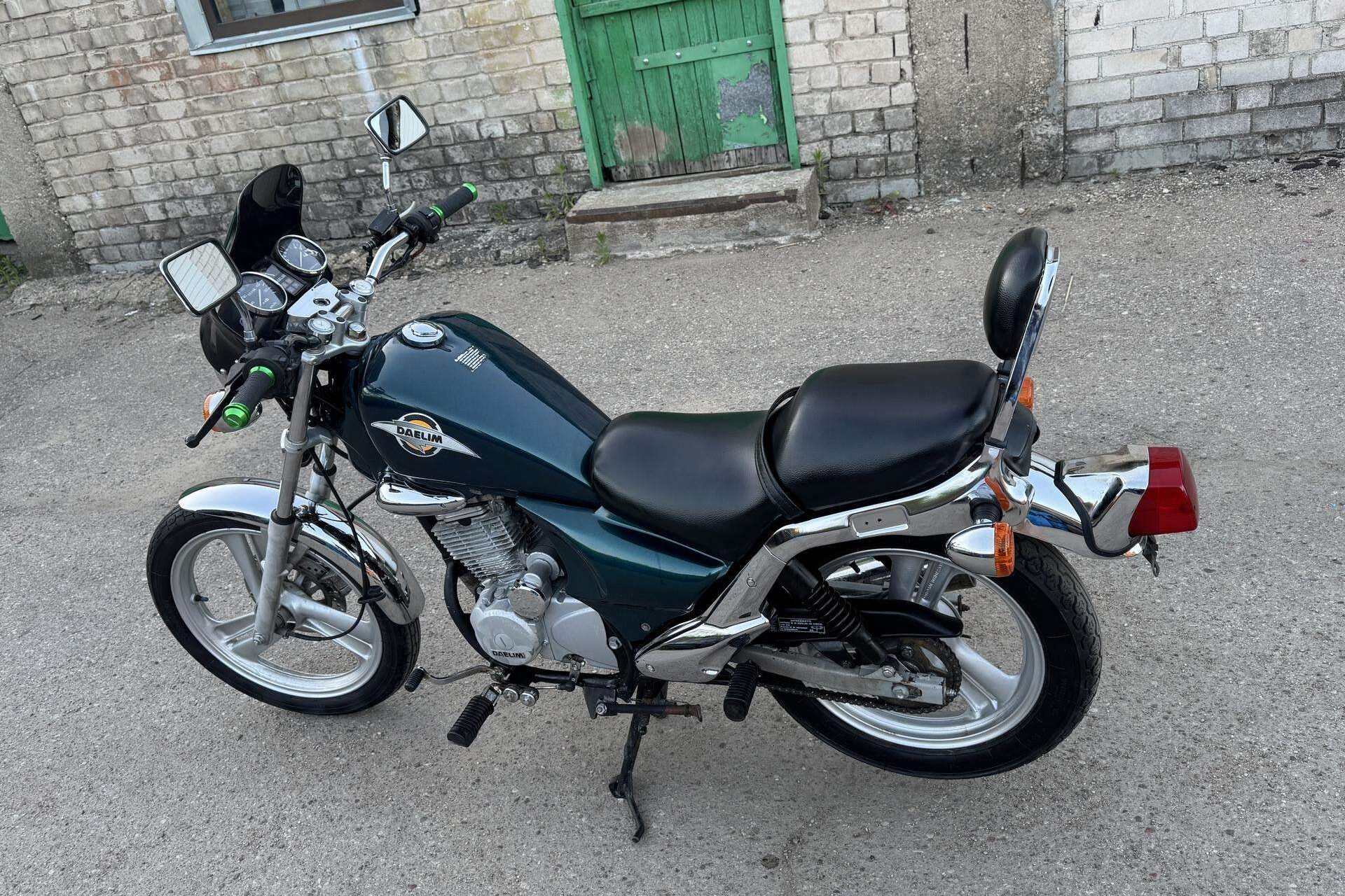 Daelim 125cc variklis ir važiavimas
