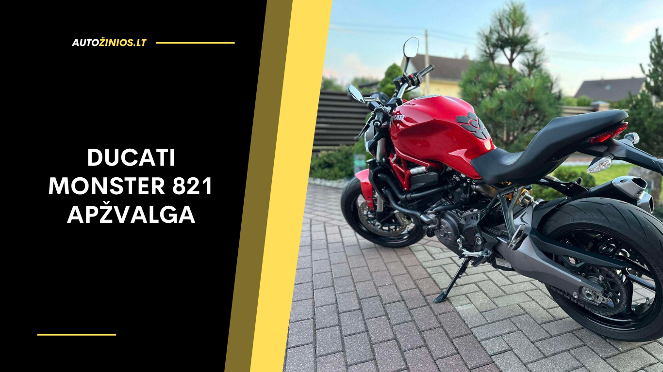 Ducati Monster 821 Apžvalga: Atsiliepimai, ligos, kuro sąnaudos ir greitis