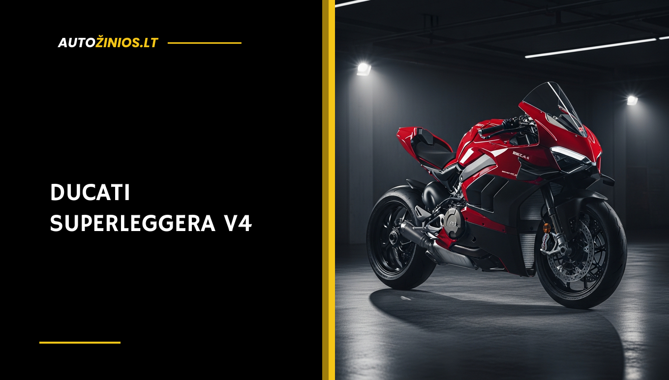 Iliustracija: Ducati Superleggera V4 apžvalga: kuro sąnaudos, dažniausios ligos ir savininkų atsiliepimai